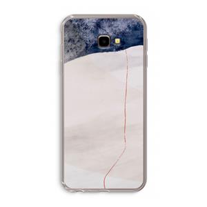 CaseCompany Stone White: Samsung Galaxy J4 Plus Transparant Hoesje