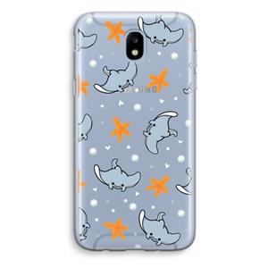 CaseCompany Manta: Samsung Galaxy J5 (2017) Transparant Hoesje