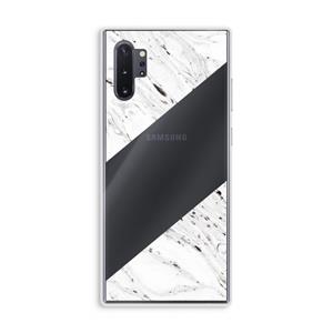 CaseCompany Biggest stripe: Samsung Galaxy Note 10 Plus Transparant Hoesje