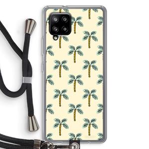 CaseCompany Paradise: Samsung Galaxy A42 5G Transparant Hoesje met koord