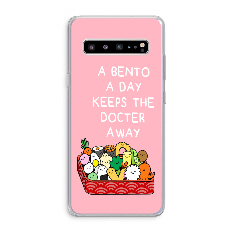 CaseCompany Bento a day: Samsung Galaxy S10 5G Transparant Hoesje