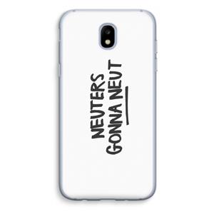 CaseCompany Neuters: Samsung Galaxy J5 (2017) Transparant Hoesje