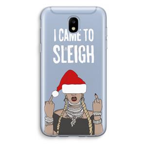 CaseCompany Came To Sleigh: Samsung Galaxy J5 (2017) Transparant Hoesje