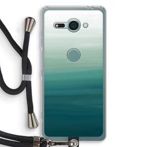 CaseCompany Ocean: Sony Xperia XZ2 Compact Transparant Hoesje met koord