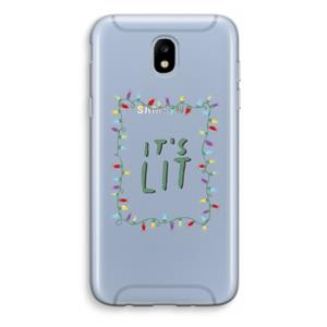 CaseCompany It's Lit: Samsung Galaxy J5 (2017) Transparant Hoesje