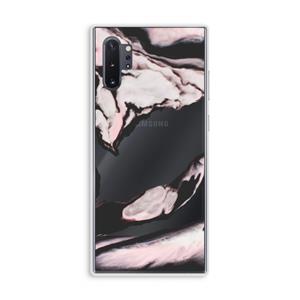CaseCompany Roze stroom: Samsung Galaxy Note 10 Plus Transparant Hoesje