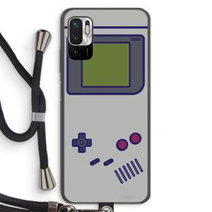 CaseCompany Game On: Xiaomi Redmi Note 10 5G Transparant Hoesje met koord