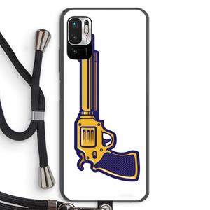 CaseCompany Pew Pew Pew: Xiaomi Redmi Note 10 5G Transparant Hoesje met koord
