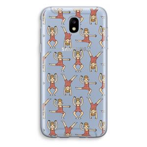 CaseCompany Gymboys: Samsung Galaxy J5 (2017) Transparant Hoesje
