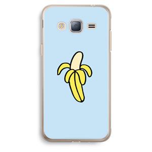 CaseCompany Banana: Samsung Galaxy J3 (2016) Transparant Hoesje