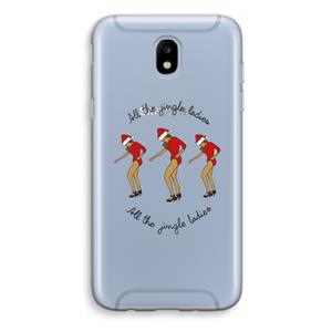 CaseCompany Jingle Ladies: Samsung Galaxy J5 (2017) Transparant Hoesje
