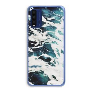 CaseCompany Golven: Xiaomi Redmi 9T Transparant Hoesje