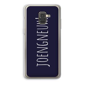CaseCompany Joengneuh!: Samsung Galaxy A8 (2018) Transparant Hoesje