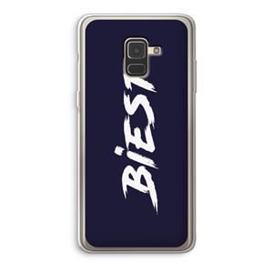 CaseCompany Biest: Samsung Galaxy A8 (2018) Transparant Hoesje