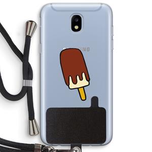 CaseCompany Frisco: Samsung Galaxy J5 (2017) Transparant Hoesje met koord