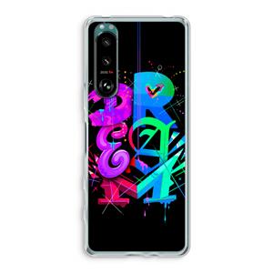CaseCompany Dream: Sony Xperia 5 III Transparant Hoesje