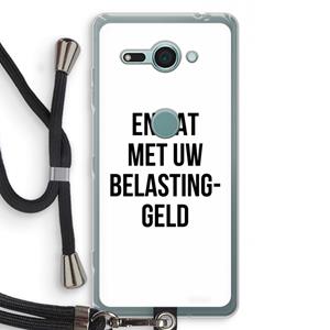 CaseCompany Belastinggeld: Sony Xperia XZ2 Compact Transparant Hoesje met koord