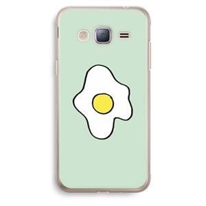 CaseCompany Spiegelei: Samsung Galaxy J3 (2016) Transparant Hoesje
