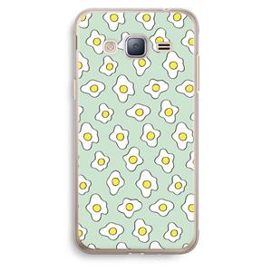 CaseCompany Spiegeleitjes: Samsung Galaxy J3 (2016) Transparant Hoesje