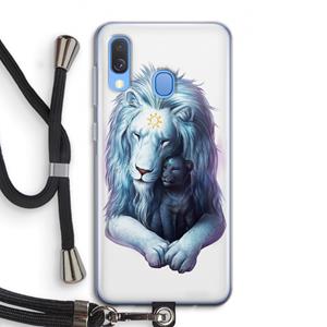 CaseCompany Child Of Light: Samsung Galaxy A40 Transparant Hoesje met koord