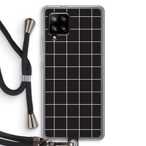 CaseCompany Rooster 2: Samsung Galaxy A42 5G Transparant Hoesje met koord