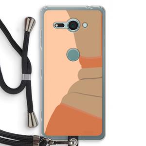 CaseCompany Bikini: Sony Xperia XZ2 Compact Transparant Hoesje met koord