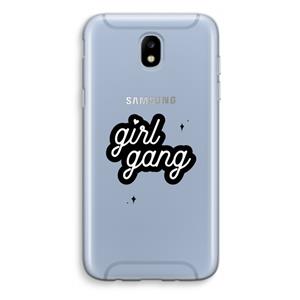CaseCompany Girl Gang: Samsung Galaxy J5 (2017) Transparant Hoesje