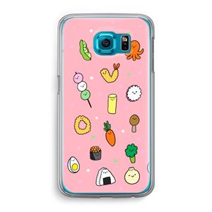 CaseCompany Happy bento friends: Samsung Galaxy S6 Transparant Hoesje