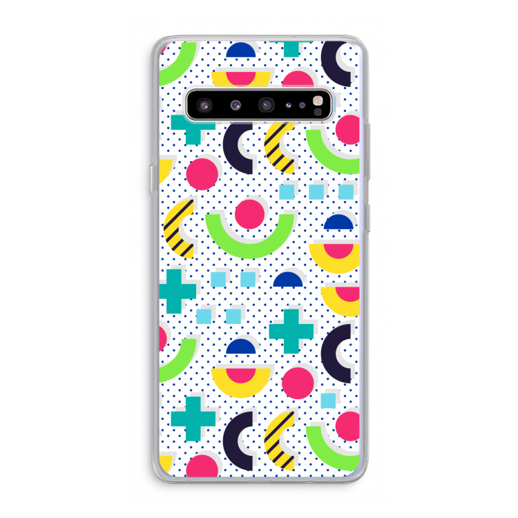 CaseCompany 8-bit N°1: Samsung Galaxy S10 5G Transparant Hoesje
