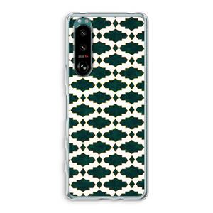CaseCompany Moroccan tiles: Sony Xperia 5 III Transparant Hoesje
