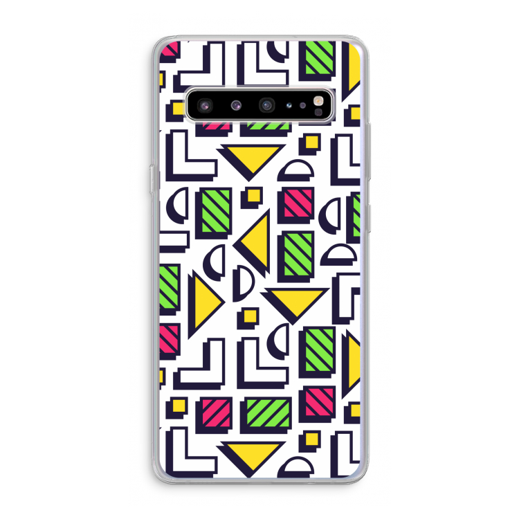 CaseCompany 8-bit N°4: Samsung Galaxy S10 5G Transparant Hoesje