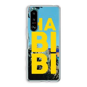 CaseCompany Habibi Majorelle : Sony Xperia 5 III Transparant Hoesje