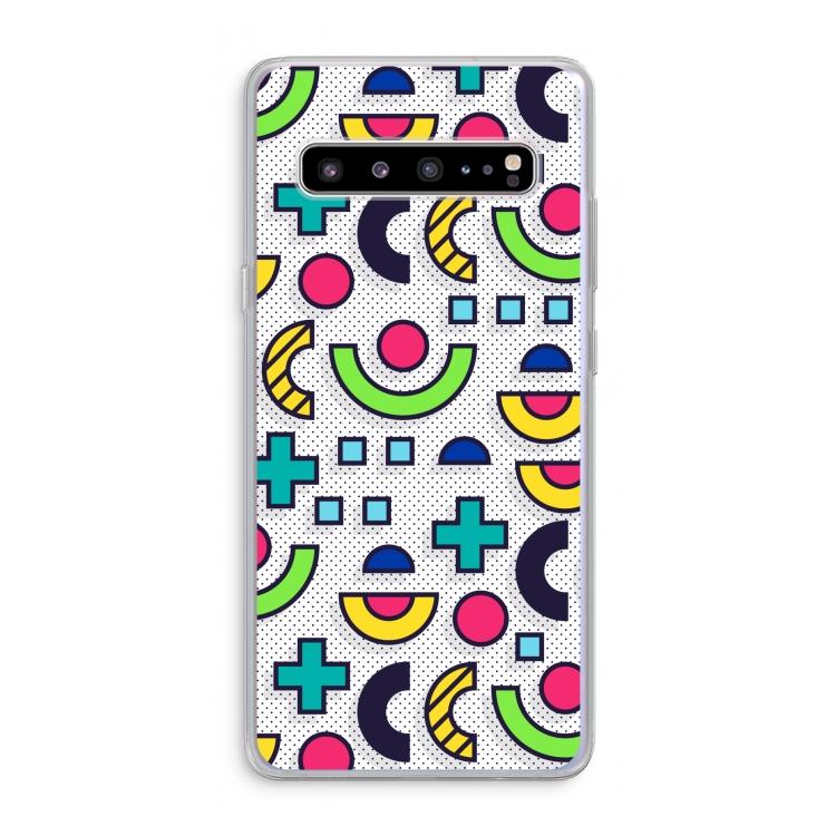 CaseCompany 8-bit N°6: Samsung Galaxy S10 5G Transparant Hoesje