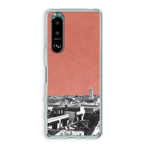 CaseCompany Marrakech Skyline : Sony Xperia 5 III Transparant Hoesje