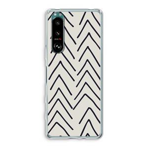 CaseCompany Marrakech Arrows: Sony Xperia 5 III Transparant Hoesje