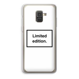 CaseCompany Limited edition: Samsung Galaxy A8 (2018) Transparant Hoesje