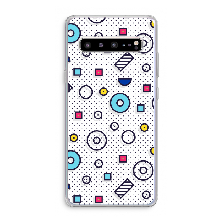 CaseCompany 8-bit N°9: Samsung Galaxy S10 5G Transparant Hoesje