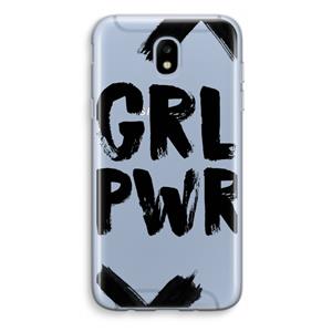 CaseCompany Girl Power #2: Samsung Galaxy J5 (2017) Transparant Hoesje