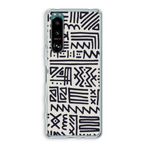 CaseCompany Marrakech print: Sony Xperia 5 III Transparant Hoesje