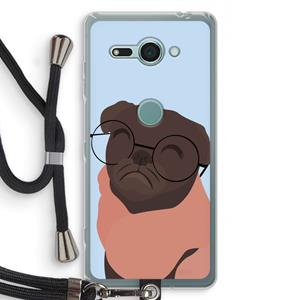 CaseCompany Ludo: Sony Xperia XZ2 Compact Transparant Hoesje met koord