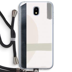 CaseCompany Baca: Samsung Galaxy J5 (2017) Transparant Hoesje met koord