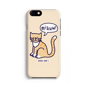 CaseCompany Miauw: Volledig geprint iPhone SE 2020 Hoesje