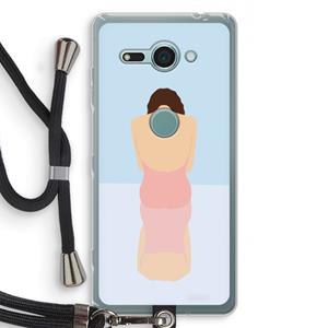 CaseCompany Mirror: Sony Xperia XZ2 Compact Transparant Hoesje met koord