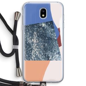 CaseCompany Billy: Samsung Galaxy J5 (2017) Transparant Hoesje met koord