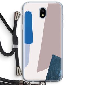 CaseCompany Lapis: Samsung Galaxy J5 (2017) Transparant Hoesje met koord