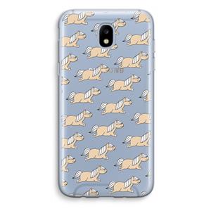 CaseCompany Ponys: Samsung Galaxy J5 (2017) Transparant Hoesje