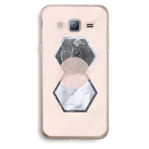CaseCompany Creatieve toets: Samsung Galaxy J3 (2016) Transparant Hoesje