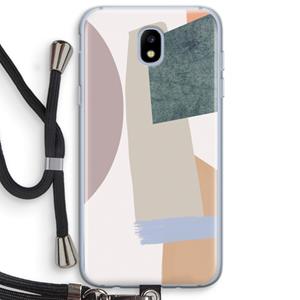 CaseCompany Lindo: Samsung Galaxy J5 (2017) Transparant Hoesje met koord