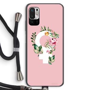 CaseCompany Venus: Xiaomi Redmi Note 10 5G Transparant Hoesje met koord