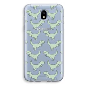 CaseCompany Dinos: Samsung Galaxy J5 (2017) Transparant Hoesje